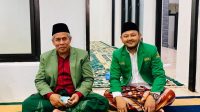 Dari Kiri, Ketua PWNU Jawa Timur KH. Marzuki Mustamar dan Ketua PC GP Ansor Sampang Gus Khoiron Zaini Dari Kiri, Ketua PWNU Jawa Timur KH. Marzuki Mustamar dan Ketua PC GP Ansor Sampang Gus Khoiron Zaini
